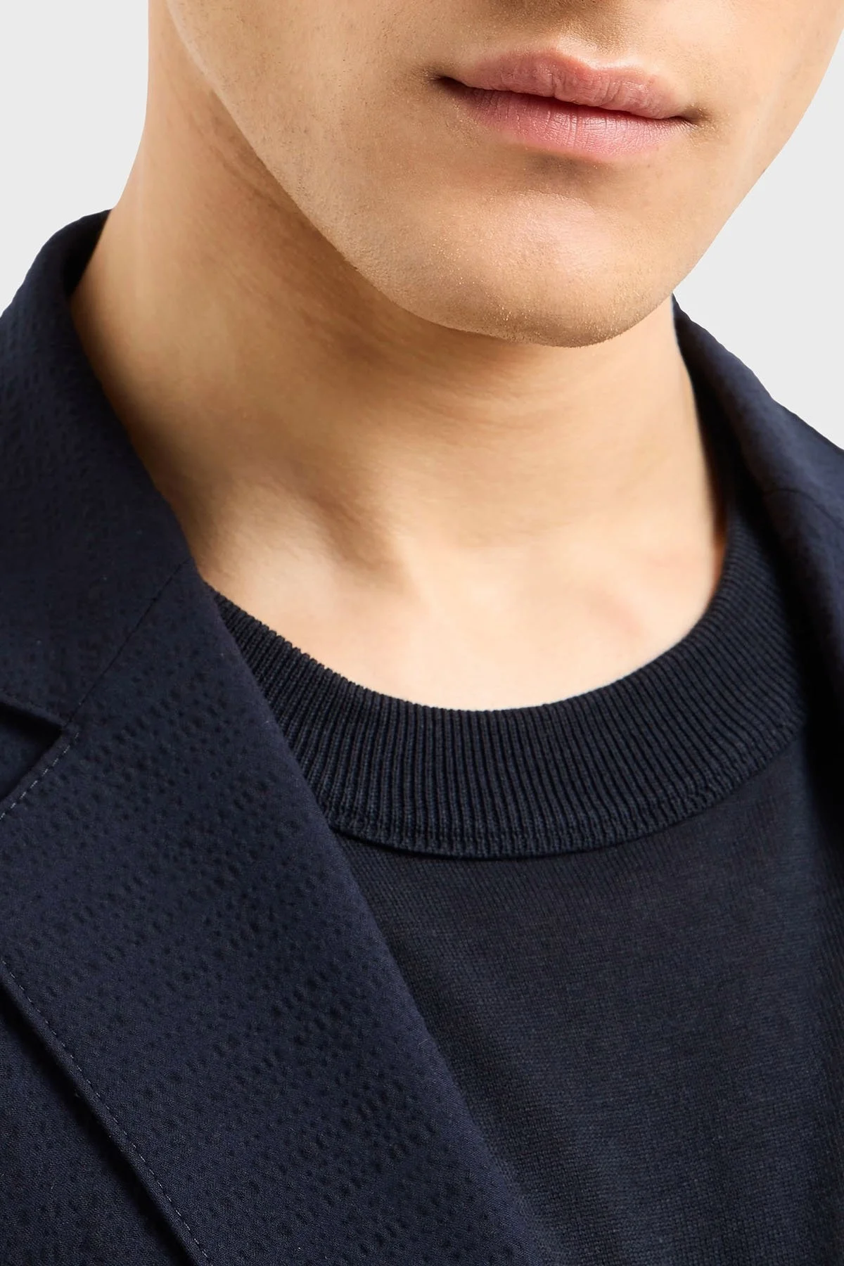 Emporio Armani Streç Regular Fit Apaş Yaka Klasik Erkek Ceket EM000069 TE13603 UB109 LACİVERT - 9