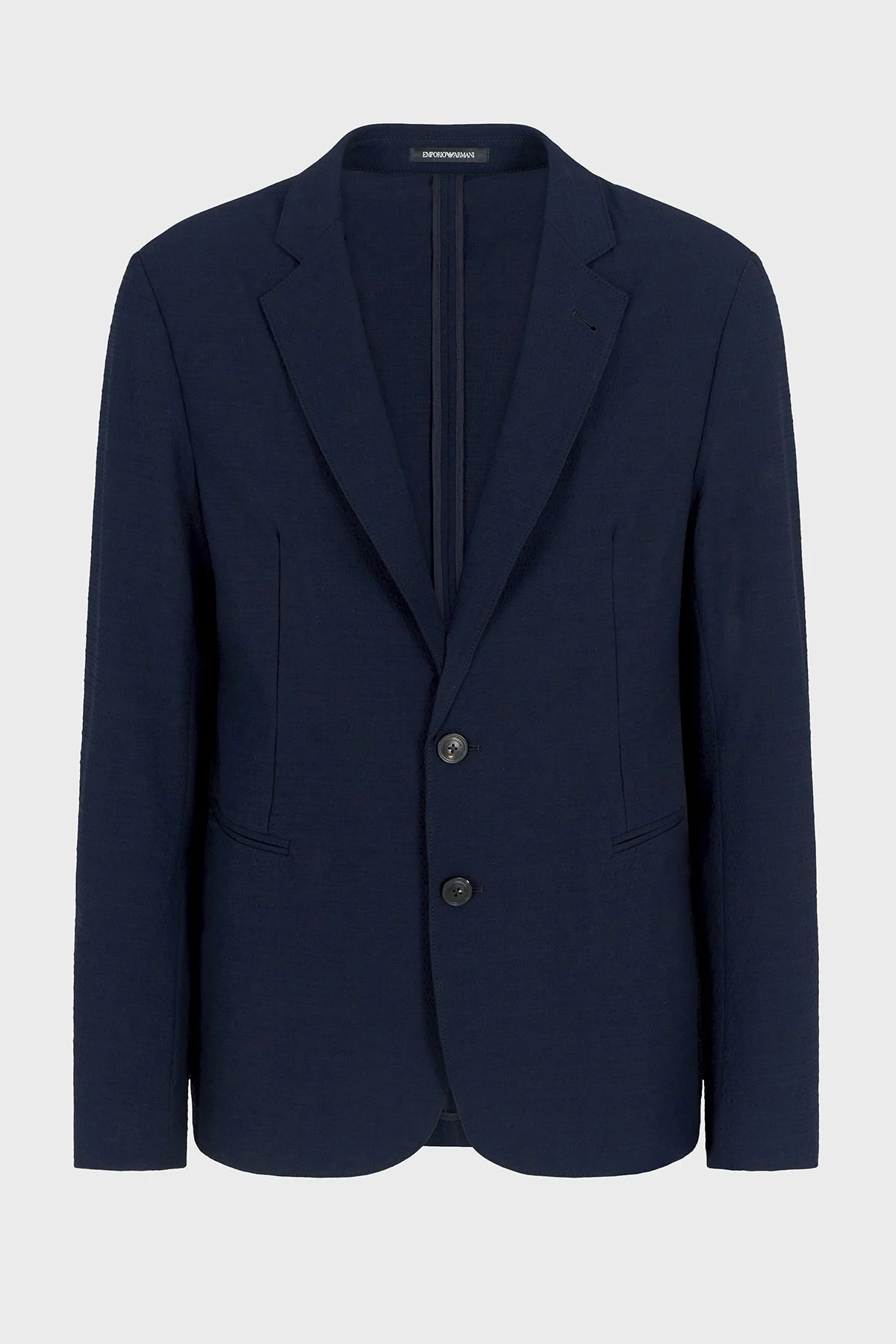 Emporio Armani Streç Regular Fit Apaş Yaka Klasik Erkek Ceket EM000069 TE13603 UB109 LACİVERT - 10