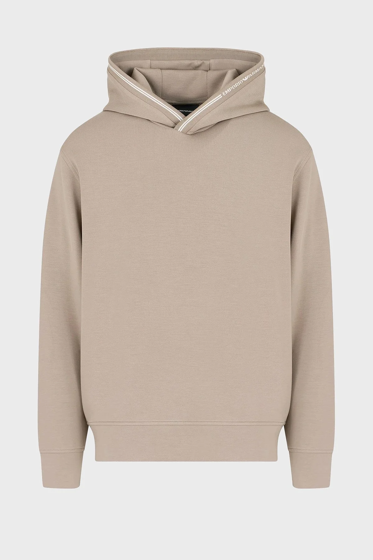 Emporio Armani Streç Regular Fit Kapüşonlu Erkek Sweat 6D1M99 1JRRZ 0144 BEJ - 5