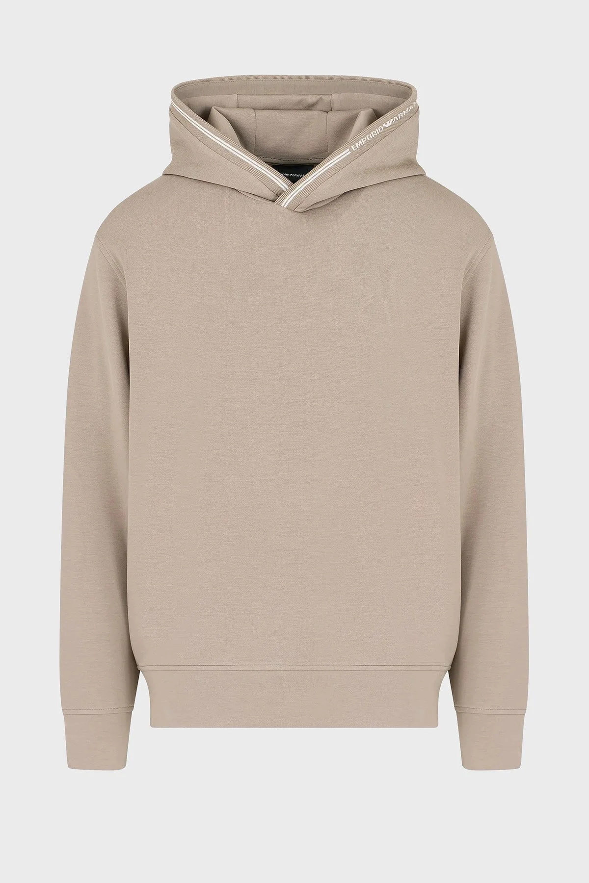 Emporio Armani Streç Regular Fit Kapüşonlu Erkek Sweat 6D1M99 1JRRZ 0144 BEJ - 5