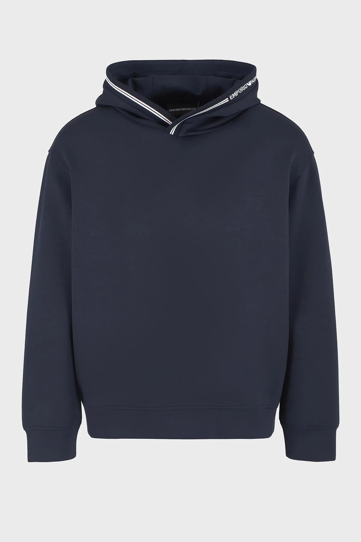 Emporio Armani Streç Regular Fit Kapüşonlu Erkek Sweat 6D1M99 1JRRZ 0920 LACİVERT - 5