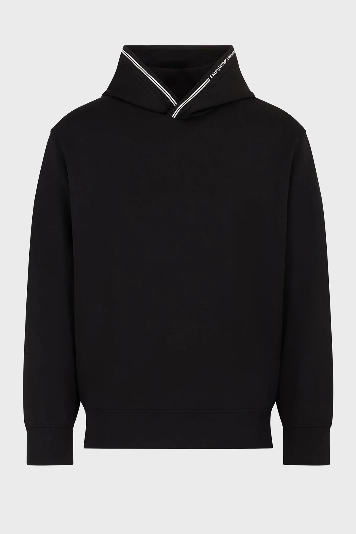 Emporio Armani Streç Regular Fit Kapüşonlu Erkek Sweat 6D1M99 1JRRZ 0999 SİYAH - 5