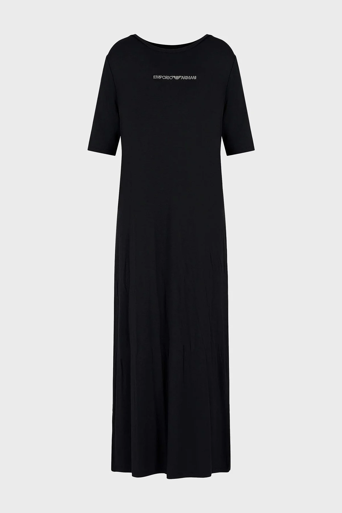 Emporio Armani Streç Regular Fit Yırtmaçlı Uzun Bayan Elbise 262752 4R314 00020 SİYAH - 6