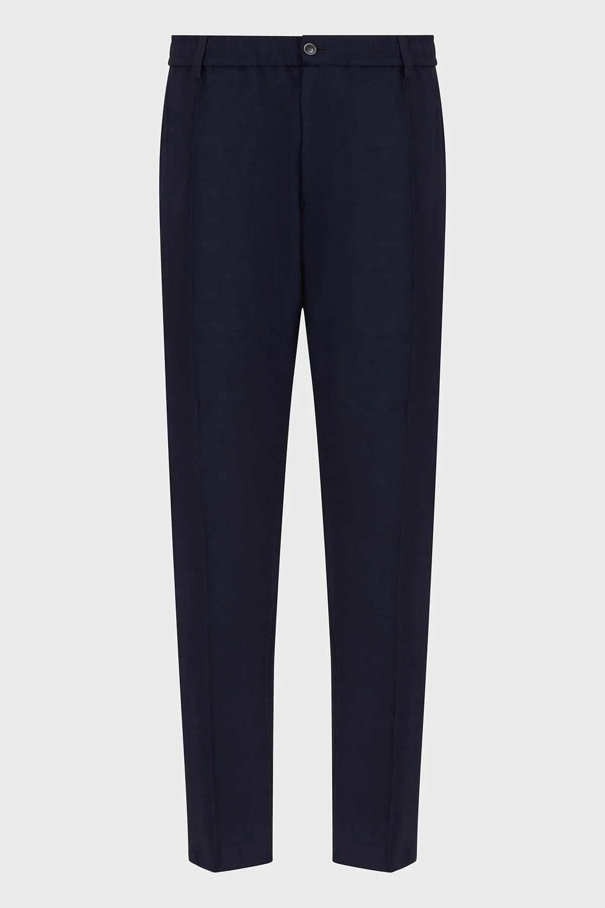 Emporio Armani Streç Regular Fit Yüksek Bel Düz Paça Çımalı Dokuma Erkek Pantolon EM000440 TE13603 UB109 KOYU LACİVERT - 10