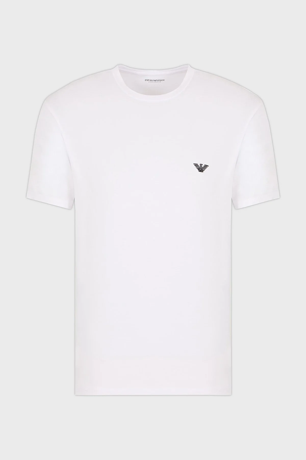 Emporio Armani Streç Slim Fit Bisiklet Yaka Erkek T Shirt EM000379 AF10783 U0002 BEYAZ - 3