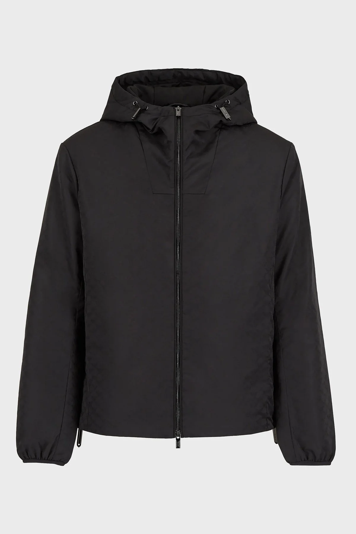 Emporio Armani Su Geçirmez Kapüşonlu Cepli Erkek Mont 8N1BN4 1NHQZ F052 SİYAH - 5