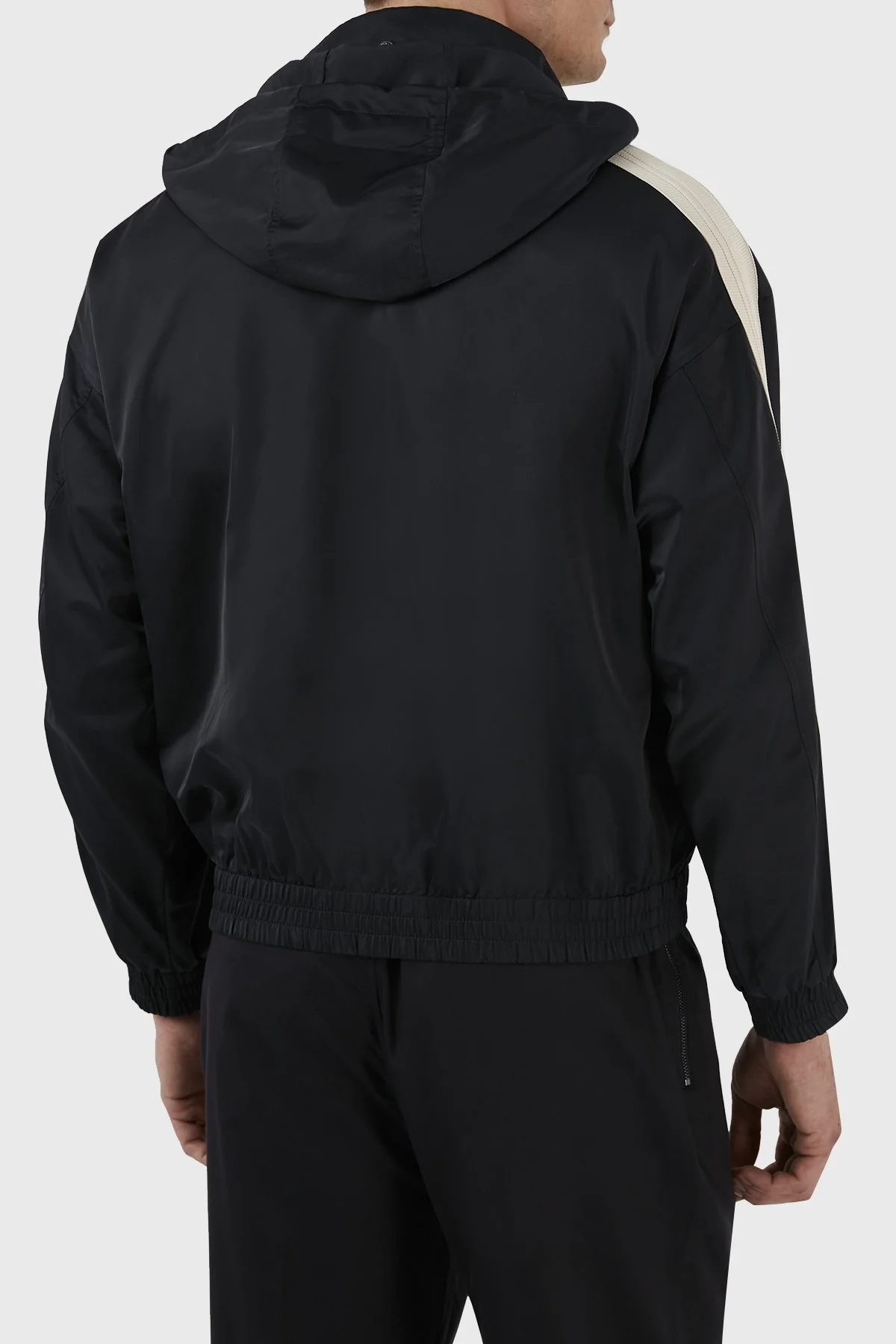 Emporio Armani Su Geçirmez Kapüşonlu Rüzgarlık İnce Erkek Ceket 3R1BR0 1NRYZ 0920 LACİVERT - 6