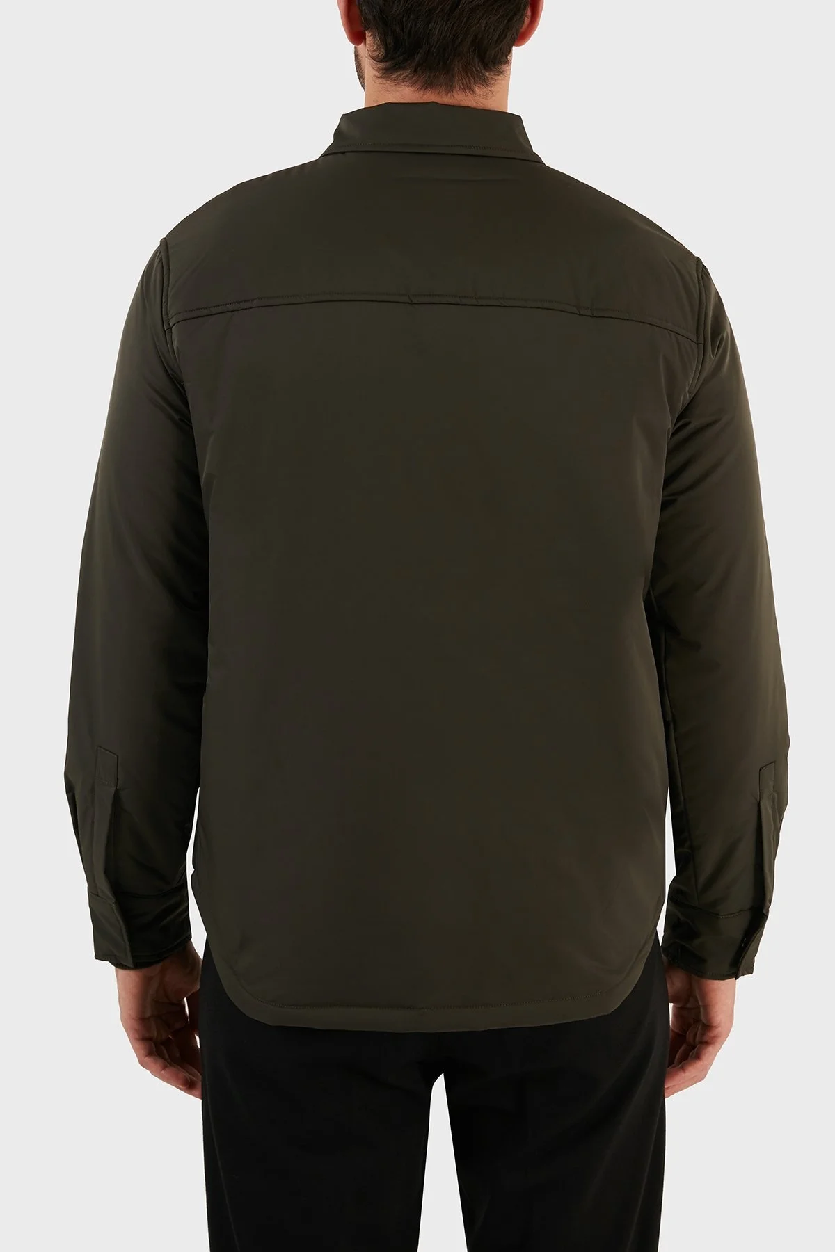 Emporio Armani Su Geçirmez Regular Fit Cepli Erkek Mont 6L1CD5 1NZQZ 0558 HAKİ - 7
