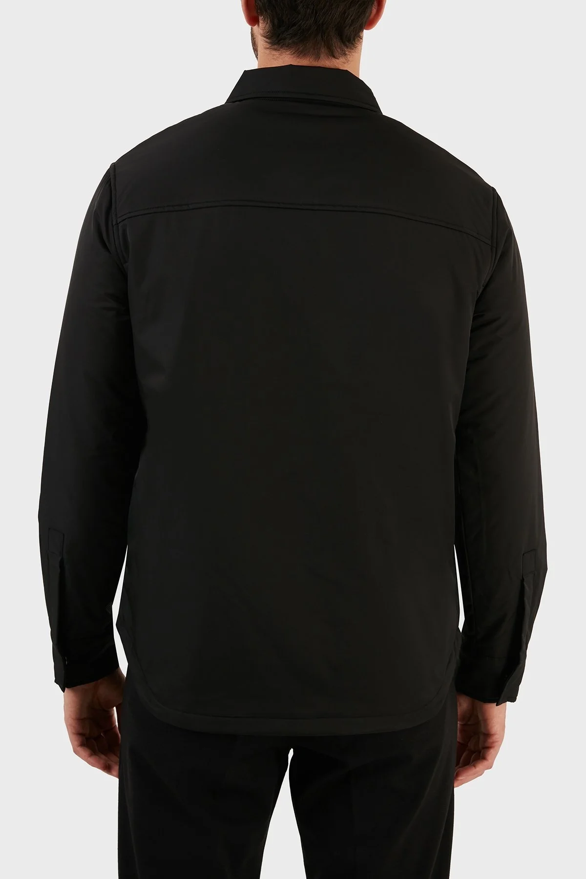 Emporio Armani Su Geçirmez Regular Fit Cepli Erkek Mont 6L1CD5 1NZQZ 0999 SİYAH - 7