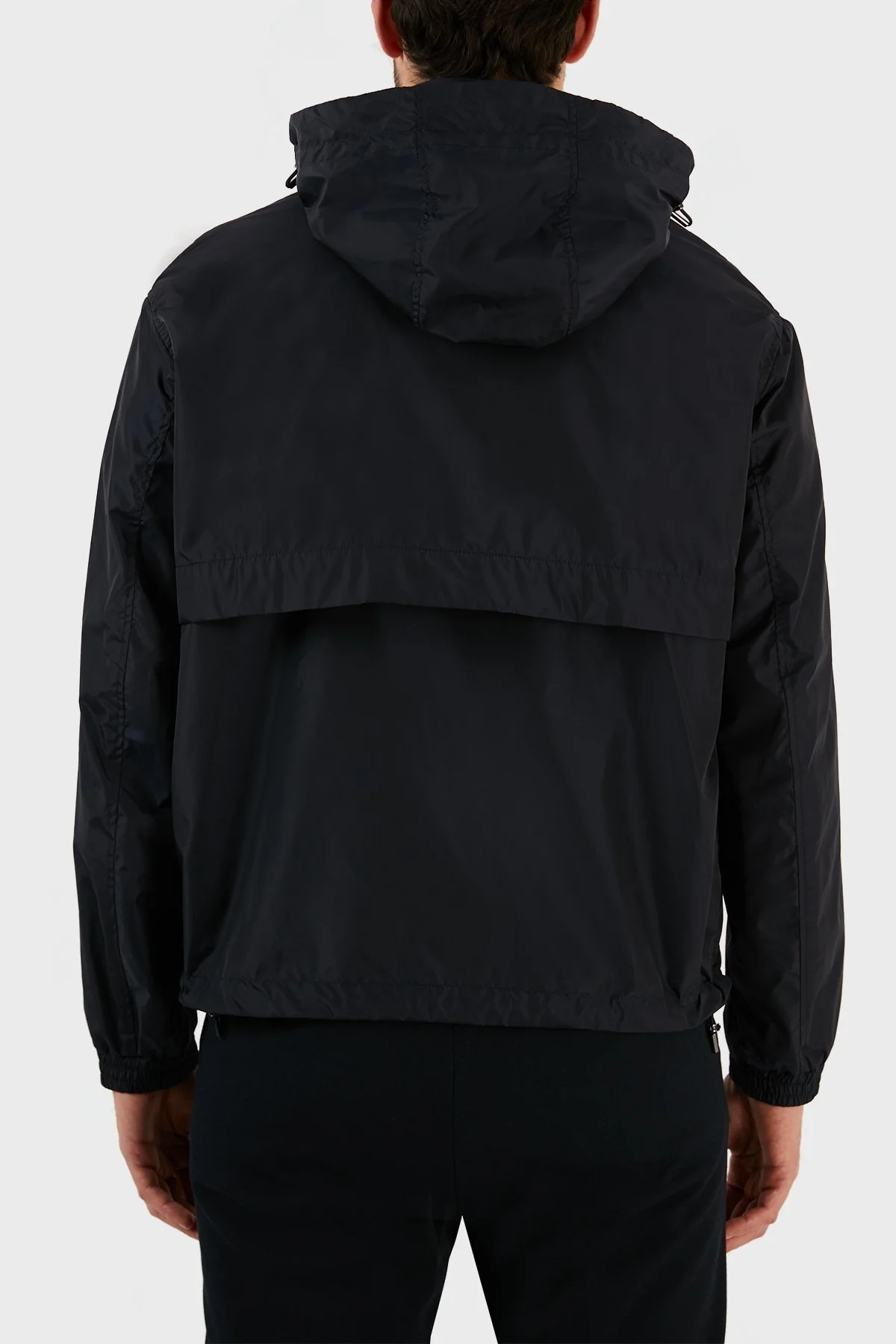 Emporio Armani Su Geçirmez Regular Fit Gizli Kapüşonlu Erkek Mont 3R1BC2 1NRMZ 0920 LACİVERT - 6