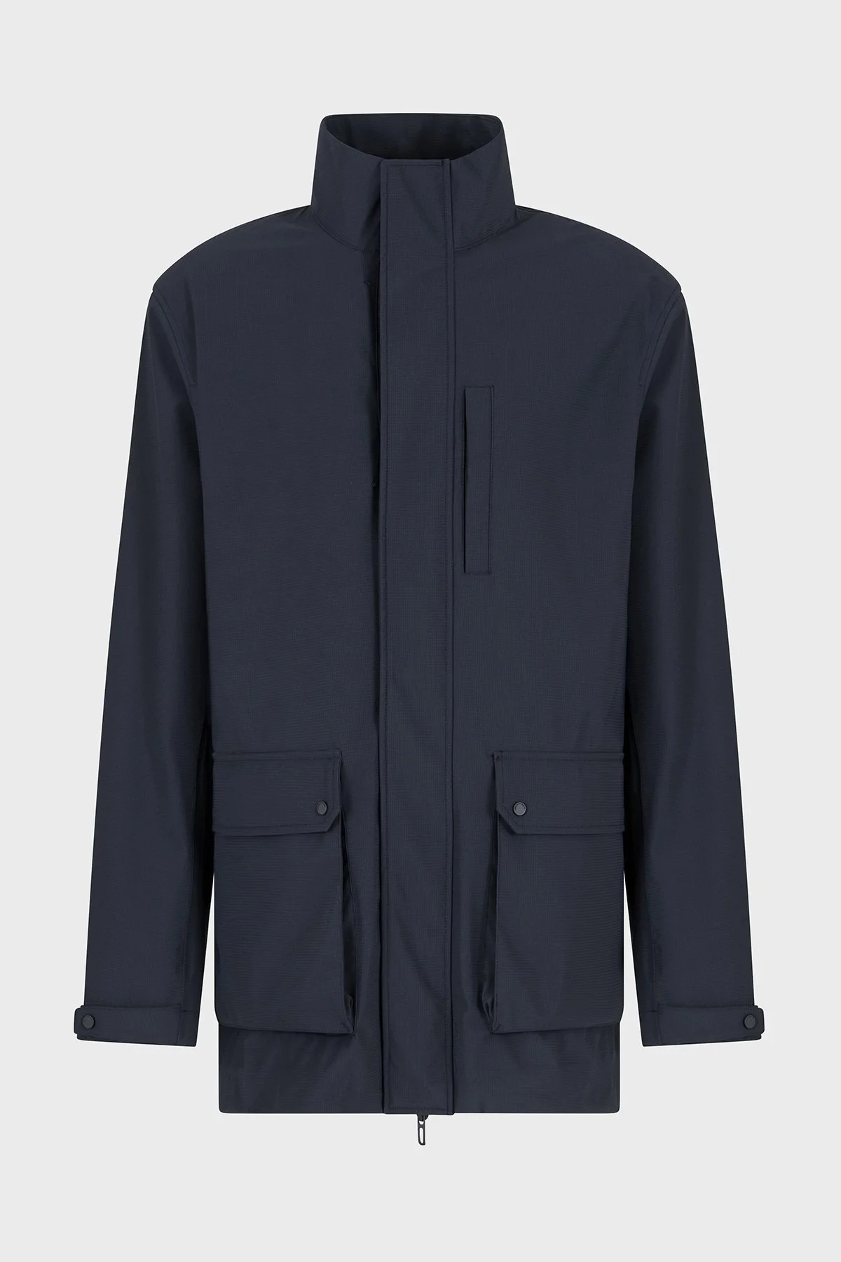 Emporio Armani Su İtici Regular Fit Rüzgar Geçirmez Dik Yaka Erkek Mont EM000839 AF13090 UB118 LACİVERT - 10