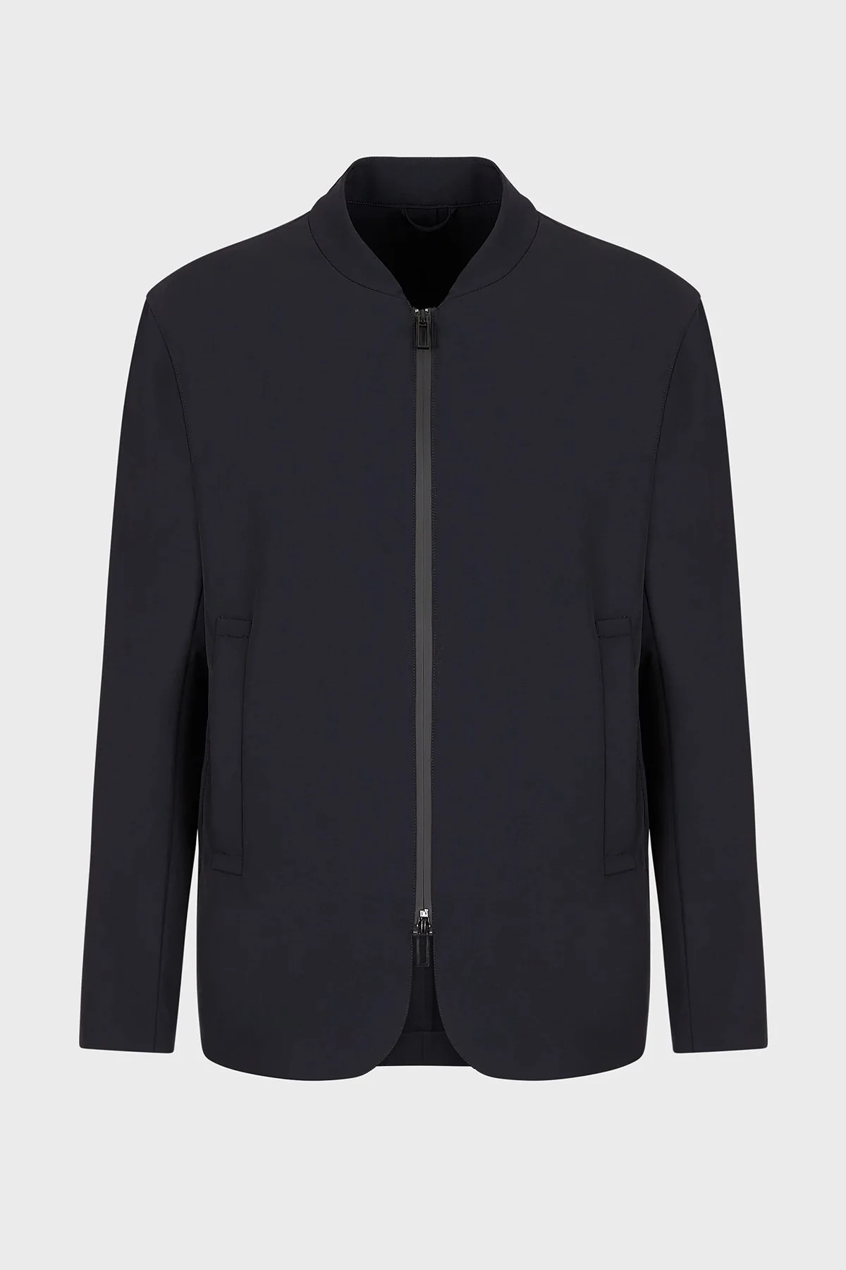 Emporio Armani Su Tutmaz Fermuarlı Regular Fit Erkek Ceket 3R1GC1 1NNIZ 0920 LACİVERT - 5