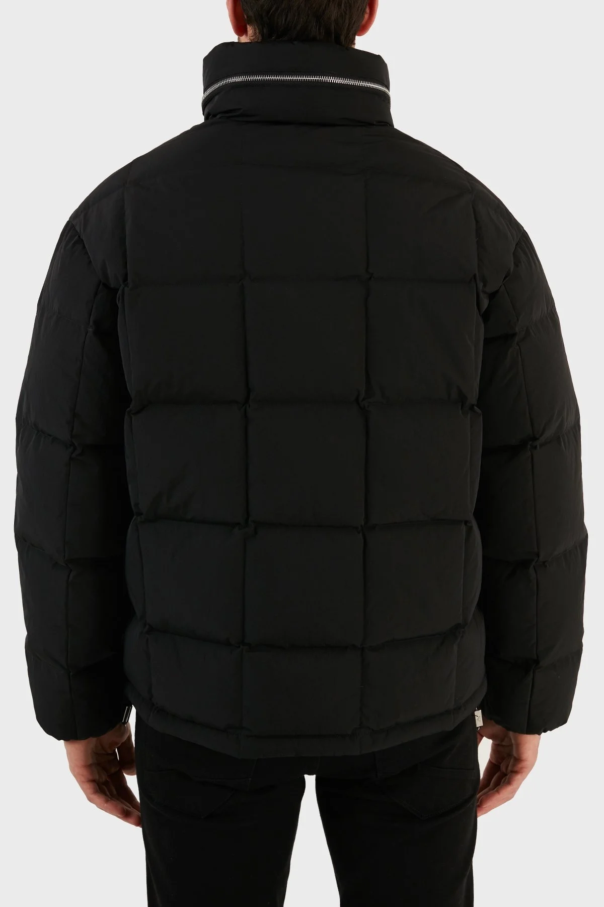 Emporio Armani Su ve Rüzgar Geçirmez Regular Fit Gizli Kapüşonlu Erkek Mont 6L1BS4 1NNLZ 0999 SİYAH - 7