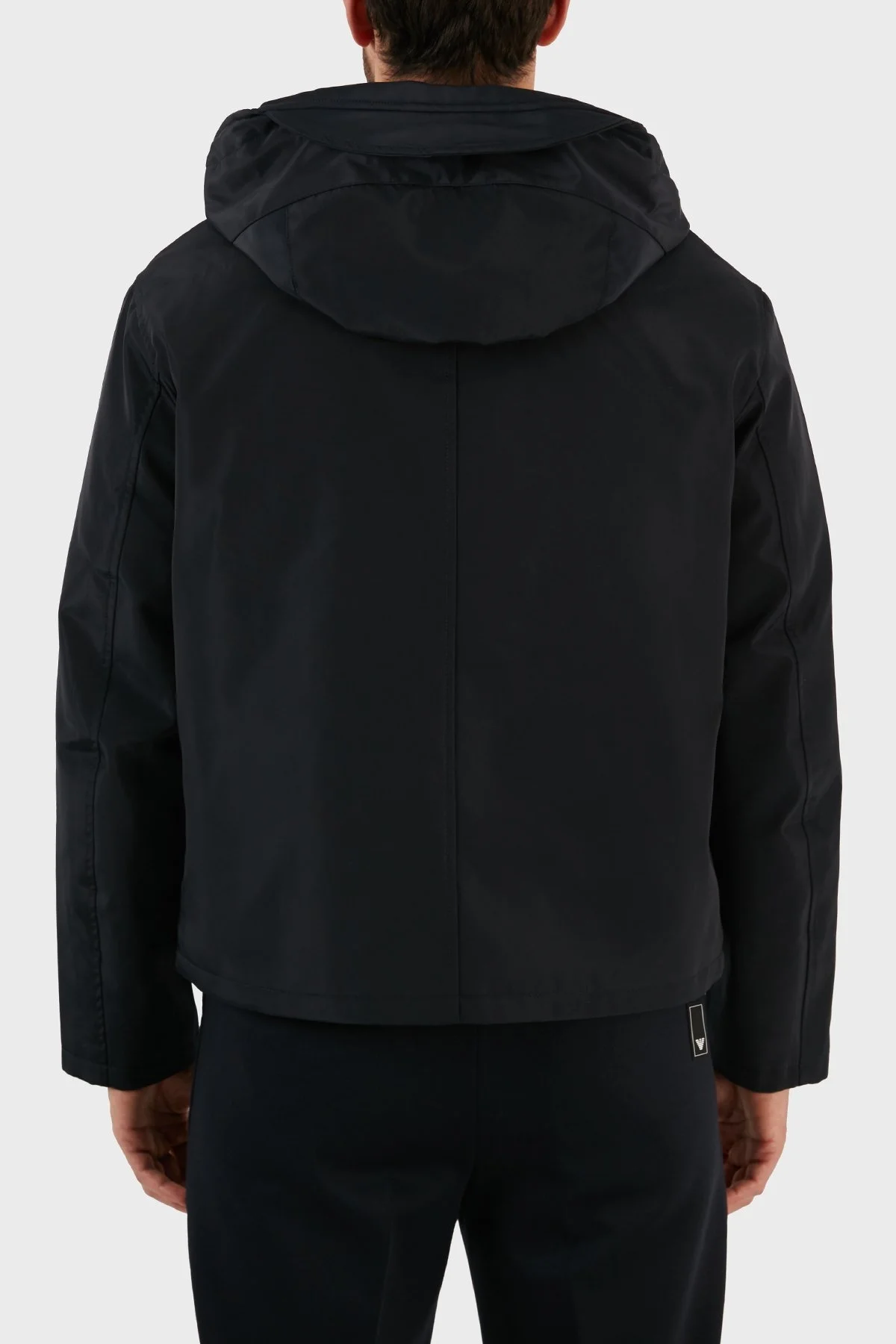 Emporio Armani Su ve Rüzgar Geçirmez Regular Fit Kapüşonlu Erkek Mont 6L1BU3 1NNEZ 0920 LACİVERT - 7