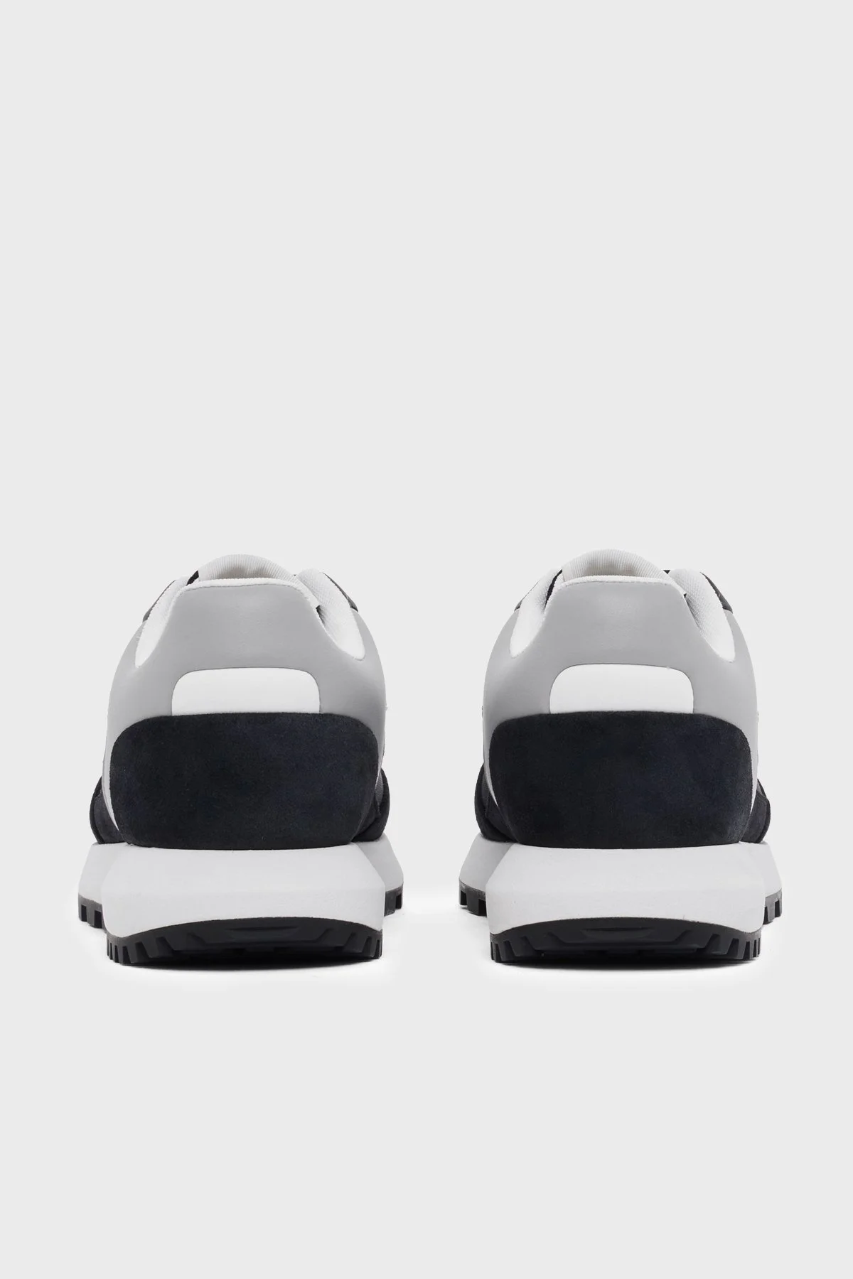 Emporio Armani Süet Logolu Sneaker Erkek Ayakkabı EM004839 AF24321 MB617 LACİVERT GRİ - 6