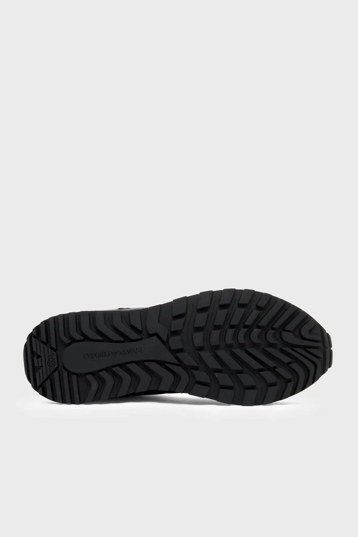 Emporio Armani Süet Sneaker Erkek Ayakkabı EM004839 AF29491 MZ312 Siyah-lacivert - 6