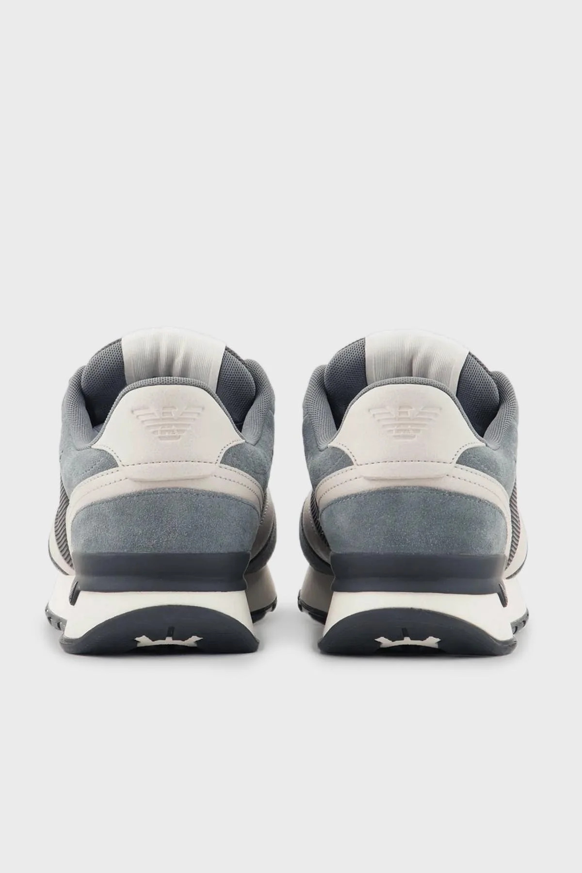 Emporio Armani Süet Sneaker Erkek Ayakkabı X4X642 XN951 T835 ANTRASİT - 4