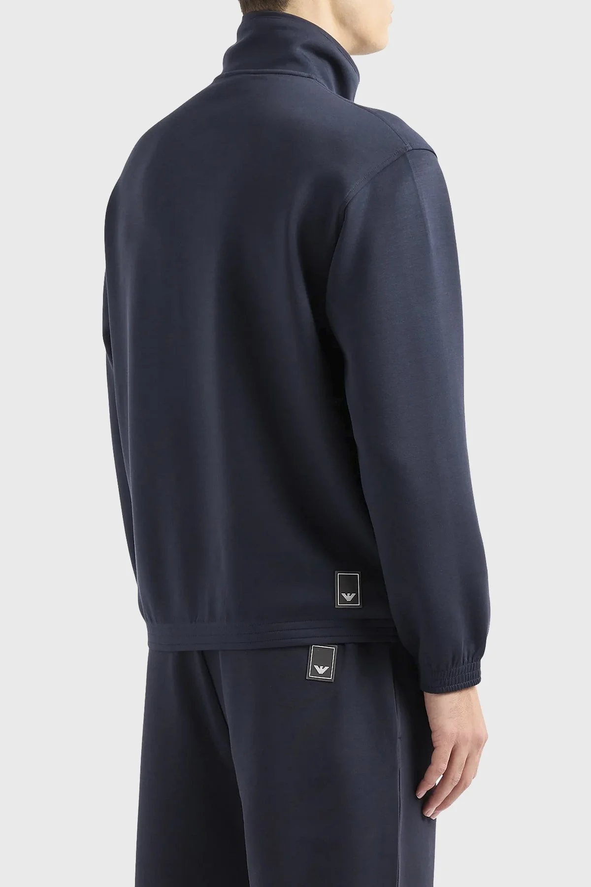 Emporio Armani Suya Dayanıklı Regular Fit Dik Yaka Erkek Sweat EM000083 AF10103 UB118 LACİVERT - 2