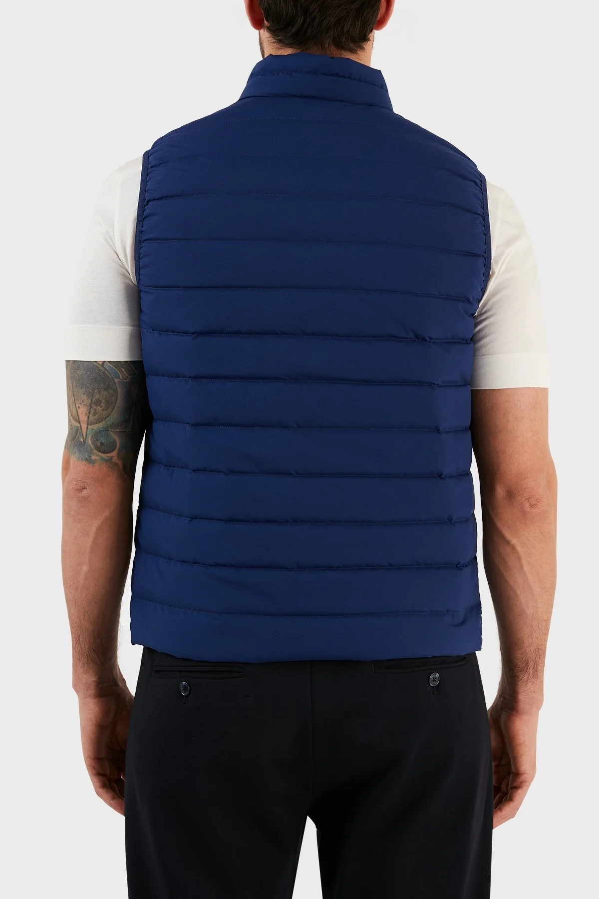 Emporio Armani Suya ve Soğuğa Dayanıklı Kuş Tüyü Dolgulu Slim Fit Erkek Yelek 8N1BQ1 1NLRZ 0862 SAKS - 6