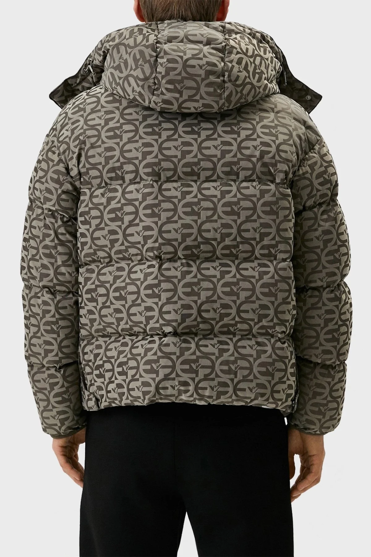 Emporio Armani Suya ve Soğuğa Karşı Dayanıklı Çıkarılabilir Kapüşonlu Slim Fit Erkek Mont 6L1BH2 1NLLZ 0177 AÇIK HAKİ - 3