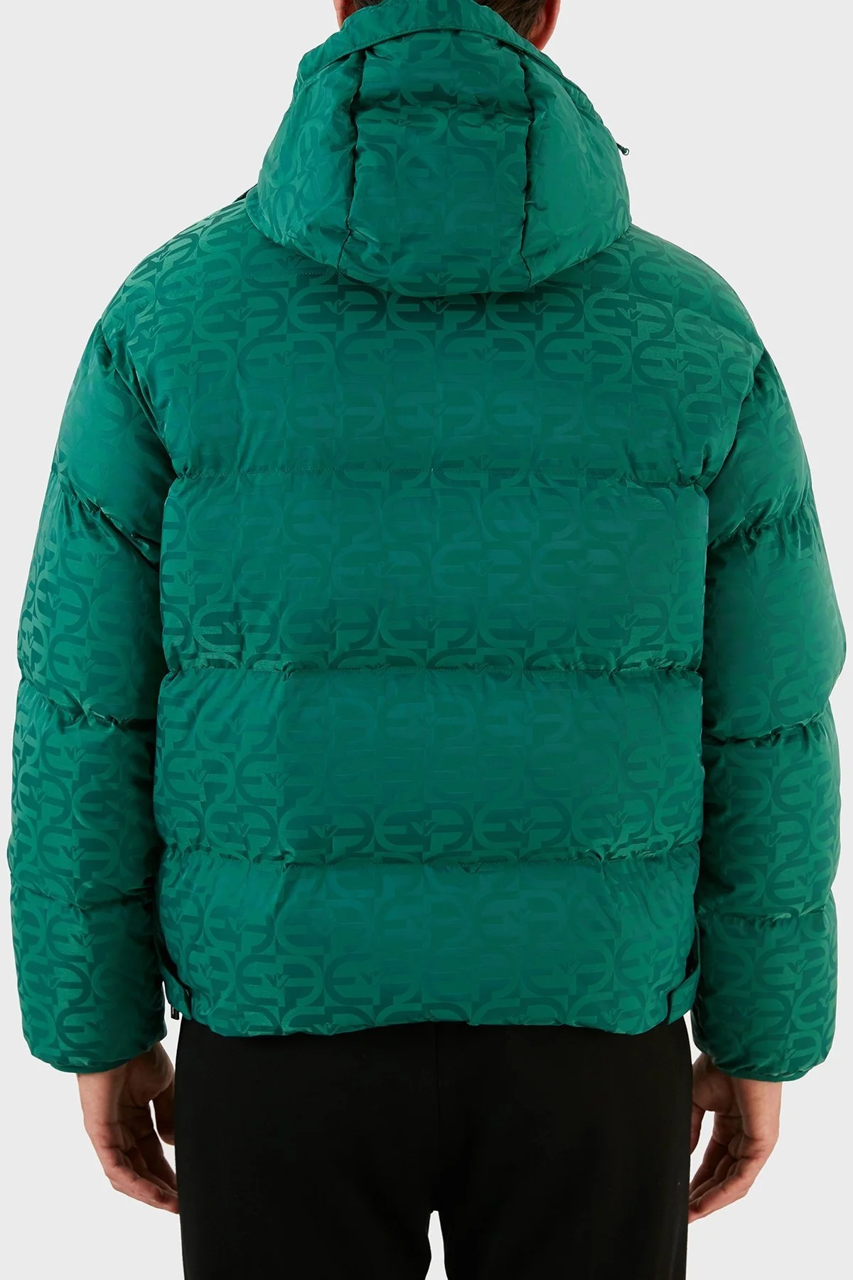 Emporio Armani Suya ve Soğuğa Karşı Dayanıklı Çıkarılabilir Kapüşonlu Slim Fit Erkek Mont 6L1BH2 1NLLZ 0576 YEŞİL - 2