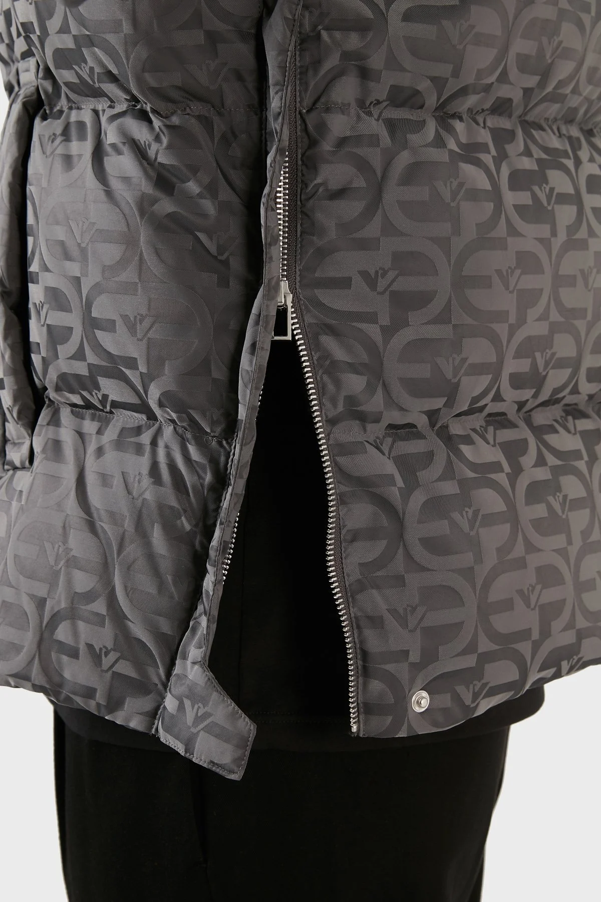 Emporio Armani Suya ve Soğuğa Karşı Dayanıklı Çıkarılabilir Kapüşonlu Slim Fit Erkek Mont 6L1BH2 1NLLZ 0651 ANTRASİT - 2