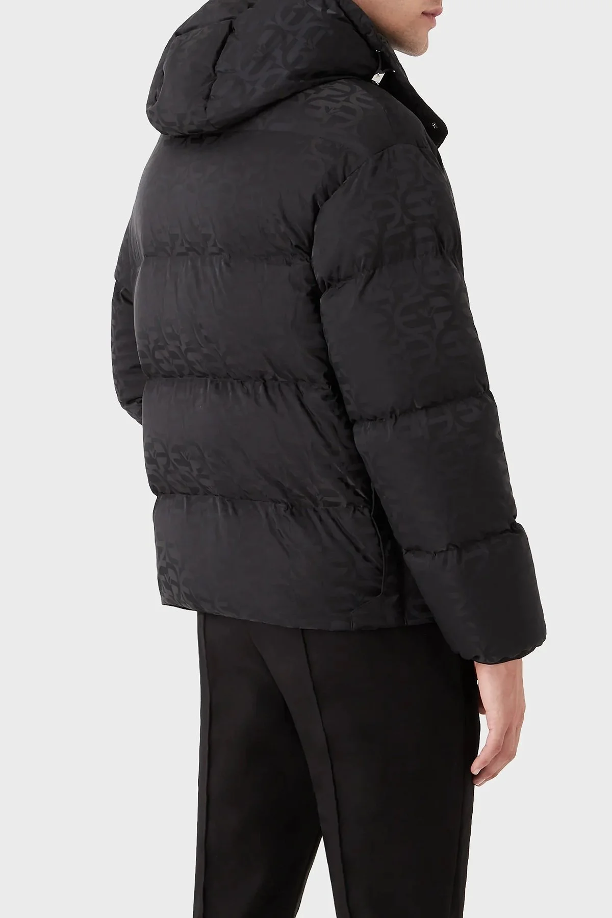 Emporio Armani Suya ve Soğuğa Karşı Dayanıklı Çıkarılabilir Kapüşonlu Slim Fit Erkek Mont 6L1BH2 1NLLZ 0999 SİYAH - 2