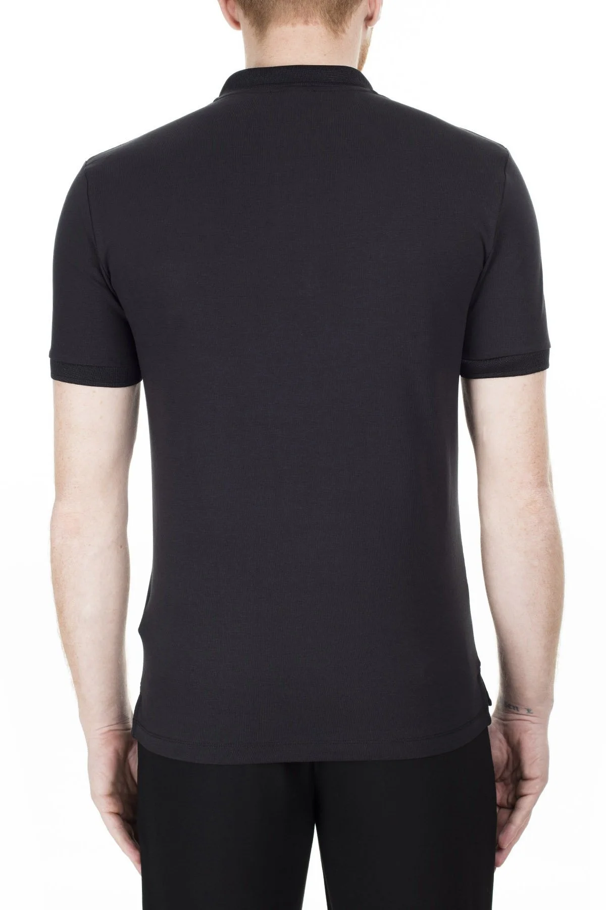 Emporio Armani T Shirt Erkek Polo 3H1F90 1J37Z 0999 SİYAH - 2