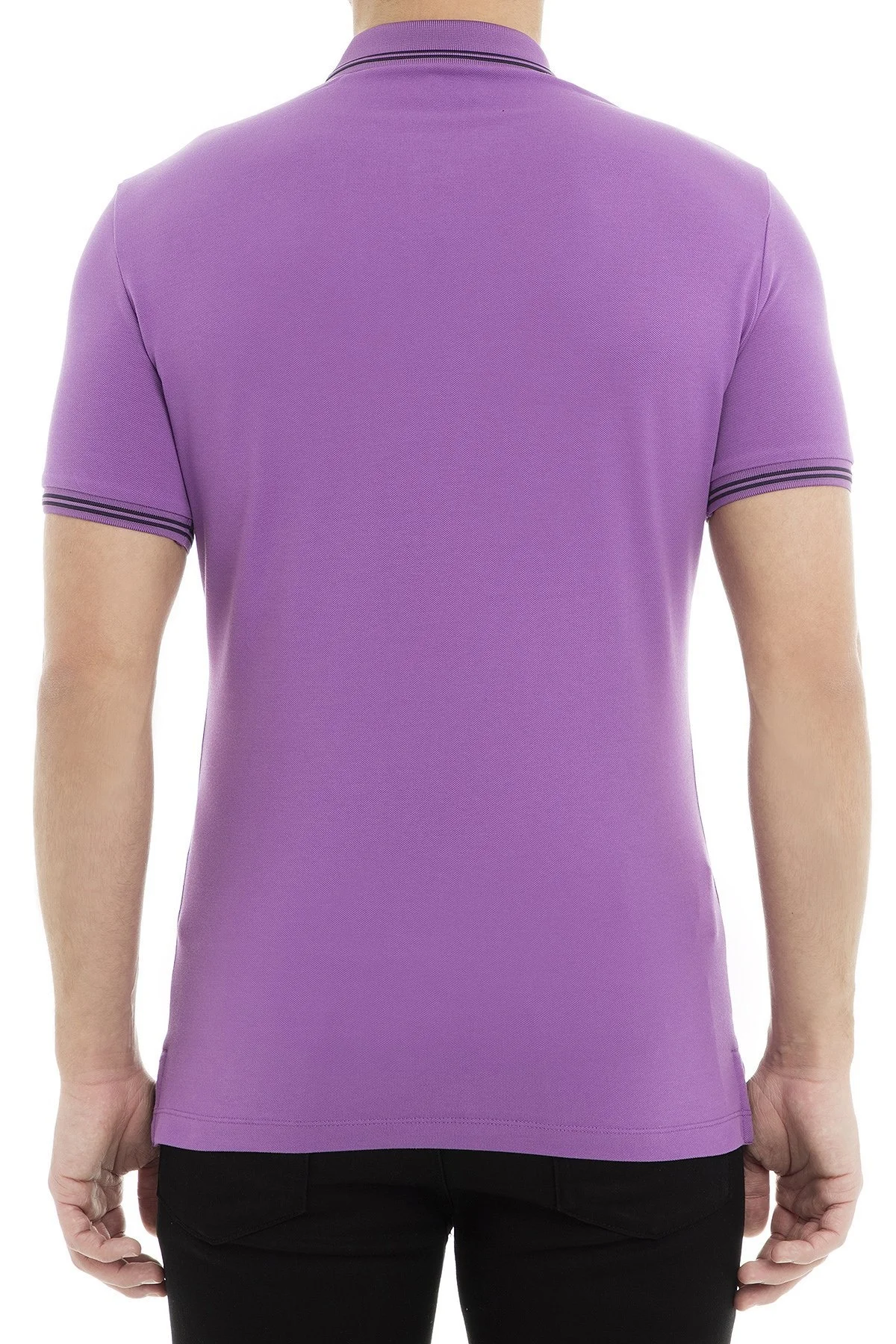 Emporio Armani T Shirt Erkek Polo 8N1F30 1JPTZ 0861 MOR - 2