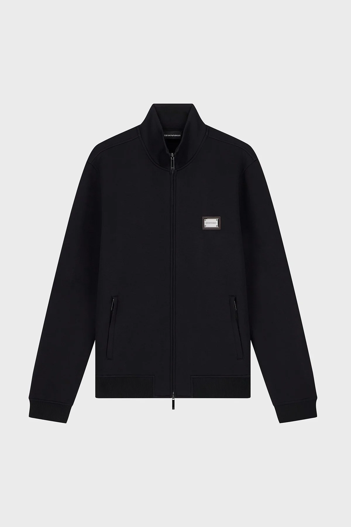 Emporio Armani Tam Fermuarlı Modal Jarse Erkek Sweat EM006821 AF17545 UC001 Siyah - 6