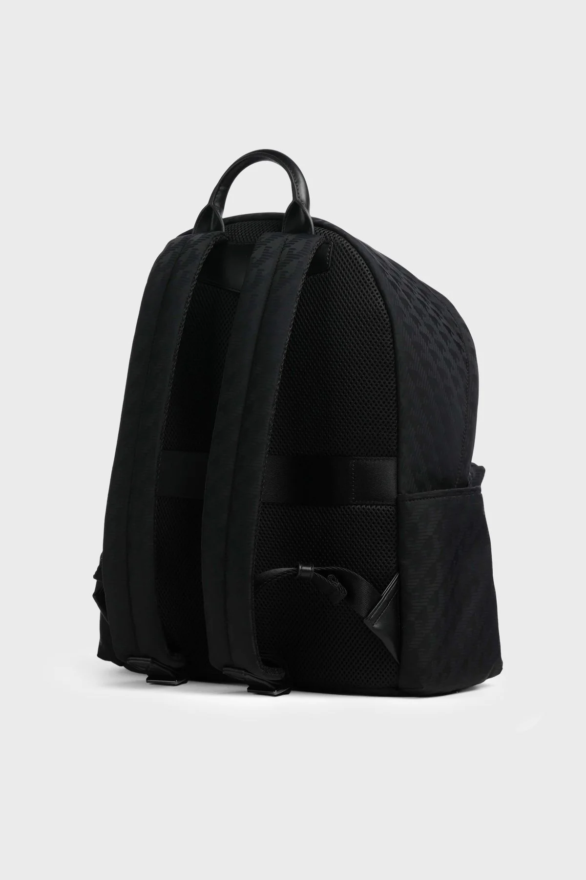 Emporio Armani Tamamı Logolu Ayarlanabilir Askılı Erkek Sırt Çantası EM006665 AF28798 UC001 Siyah - 3