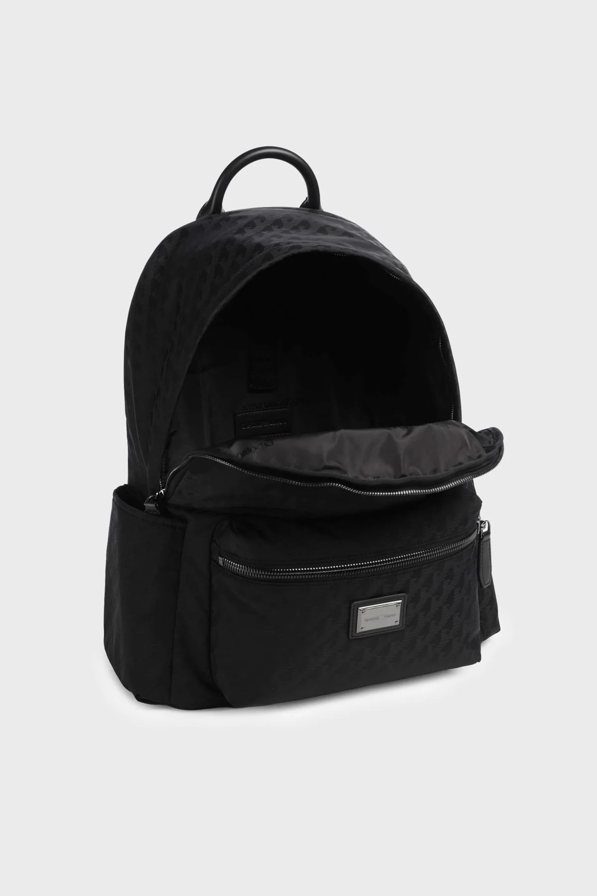 Emporio Armani Tamamı Logolu Ayarlanabilir Askılı Erkek Sırt Çantası EM006665 AF28798 UC001 Siyah - 5