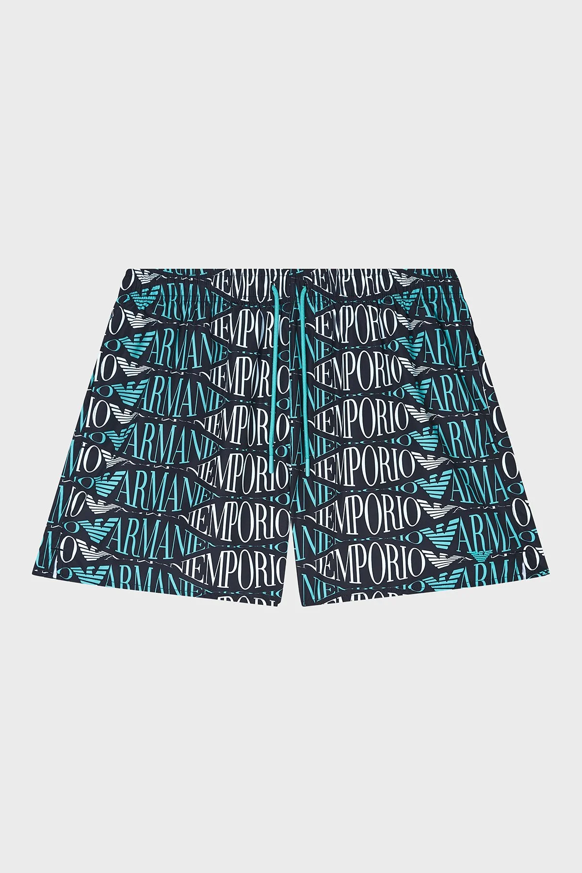 Emporio Armani Tamamı Logolu Bağlamalı Erkek Mayo Short EM000583 AF20442 FC102 HAKİ - 3