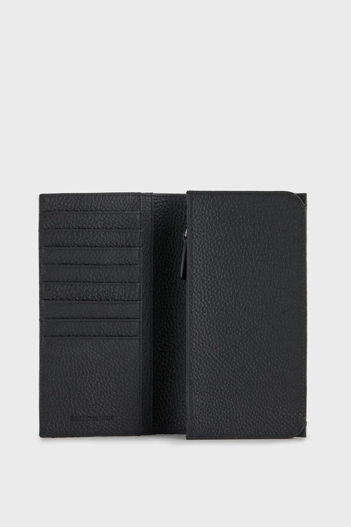 Emporio Armani Tamamı Logolu Deri Erkek Cüzdan EM001742 AF14774 UC001 SİYAH - 3