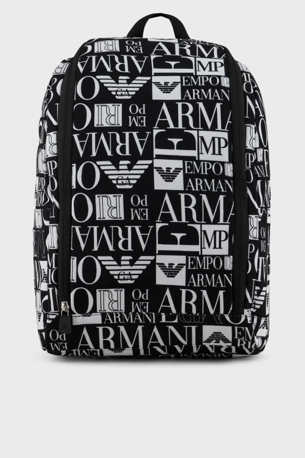 Emporio Armani Tamamı Logolu Fermuarlı Erkek Sırt Çantası S 231782 2R913 13821 SİYAH - 1