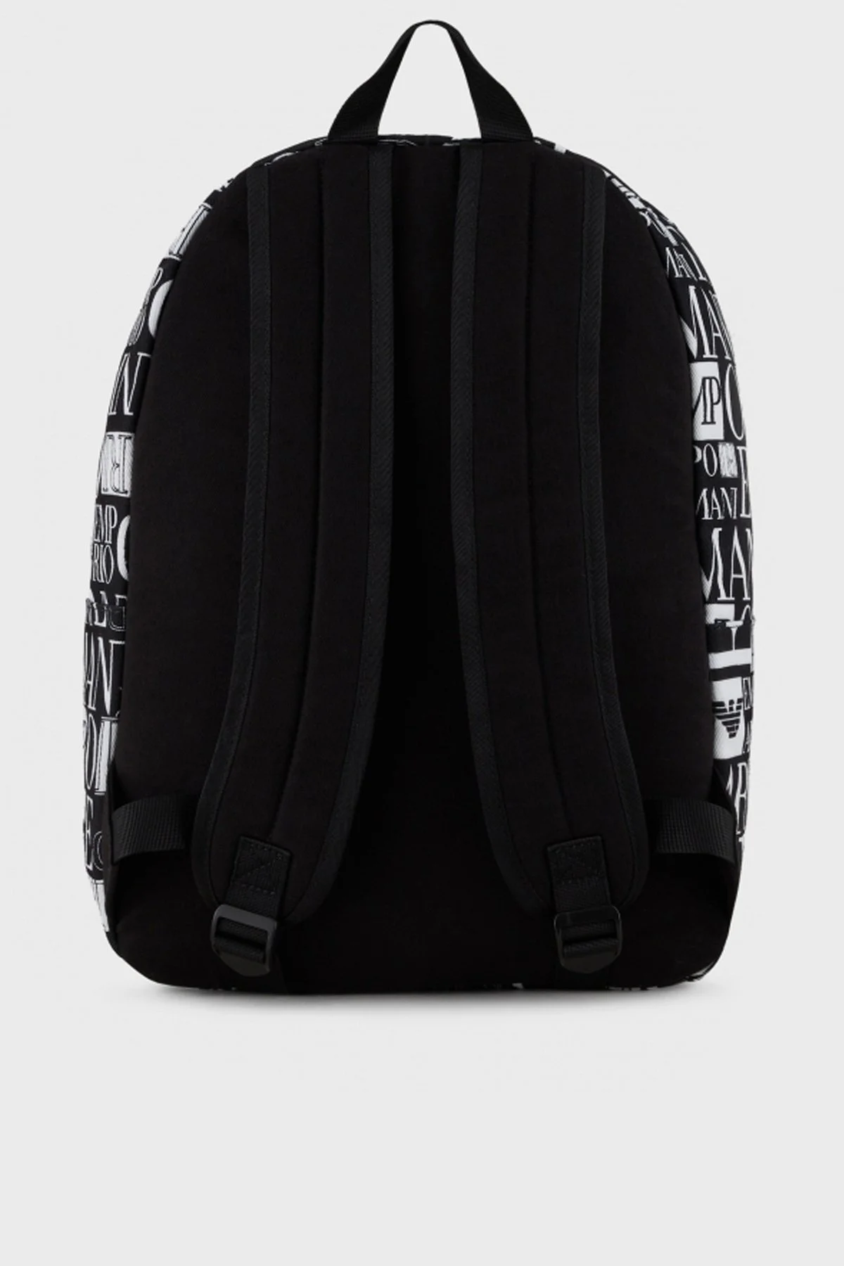 Emporio Armani Tamamı Logolu Fermuarlı Unisex Sırt Çantası 231782 2R913 13821 SİYAH - 2