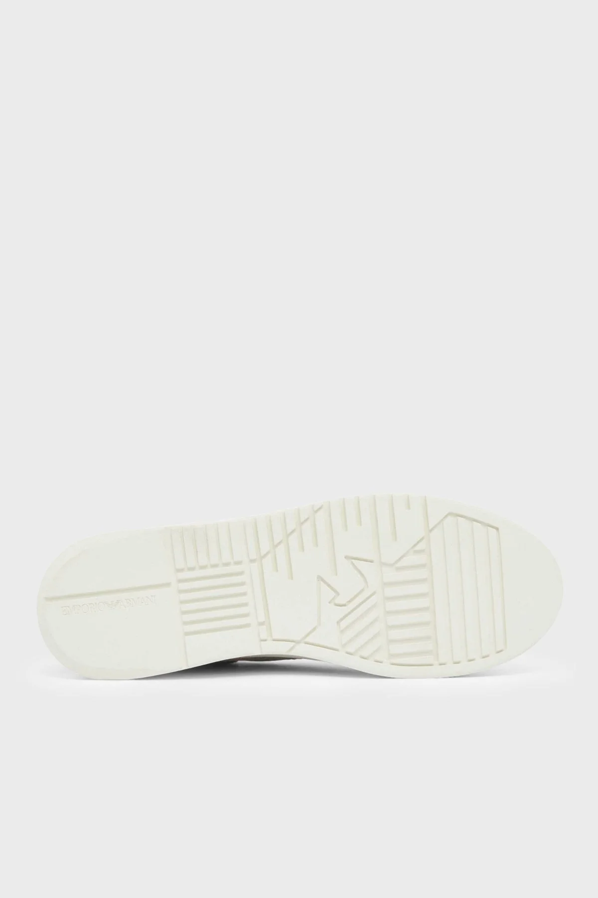 Emporio Armani Tamamı Logolu Kanvas Sneaker Kadın Ayakkabı EW003997 AF23350 U6154 GRİ - 7