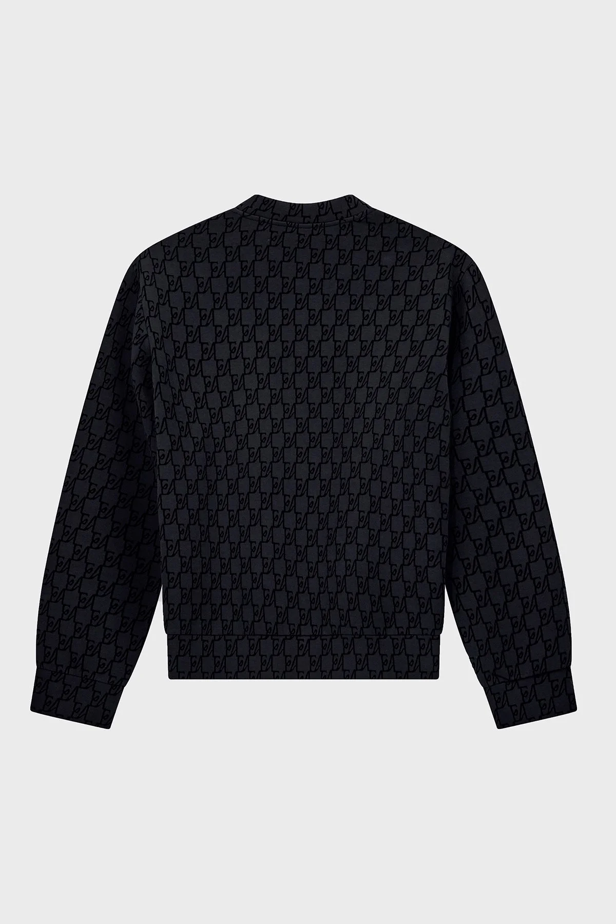 Emporio Armani Tamamı Logolu Pamuklu Bisiklet Yaka Erkek Sweat EM006874 AF10013 FB569 Lacivert - 6