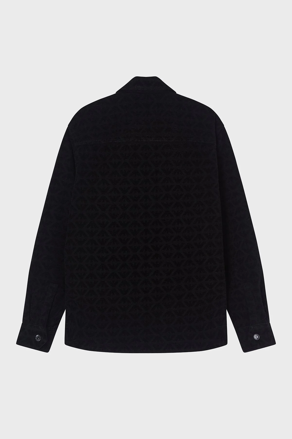 Emporio Armani Tamamı Logolu Pamuklu Regular Fit Klasik Yaka Erkek Mont EM004958 AF24360 MC002 SİYAH - 3