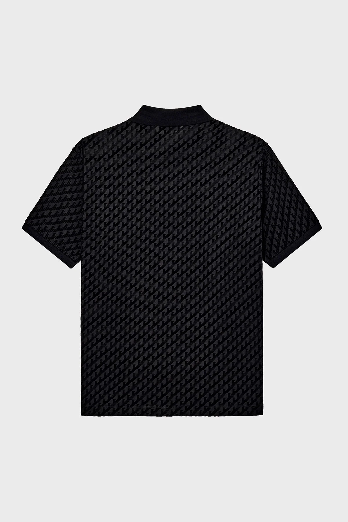 Emporio Armani Tamamı Logolu Regular Fit Düğmeli Erkek Polo EM007339 AF10017 FC375 Siyah - 5