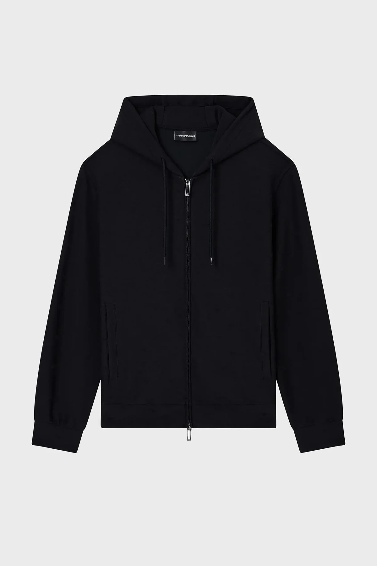 Emporio Armani Tamamı Logolu Regular Fit Kapüşonlu Fermuarlı Erkek Sweat EM004867 AF13700 FB469 LACİVERT - 5