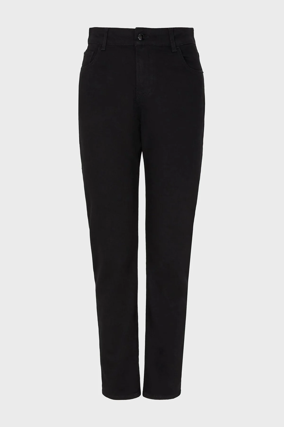 Emporio Armani Taş Detaylı Pamuklu Normal Bel Straight J36 Jeans Bayan Kot Pantolon 6R2J36 2DAFZ 0005 SİYAH - 5