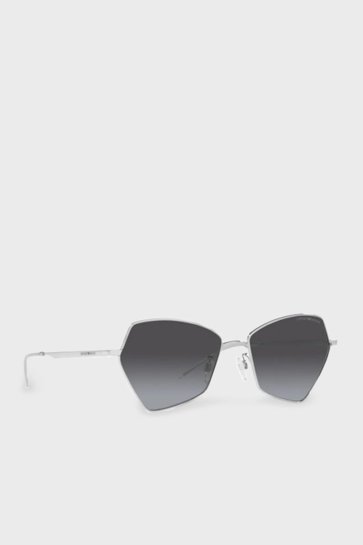 Emporio Armani UV Korumalı Kelebek Güneş Bayan Gözlük 0EA2127 30158G 56 Gümüş-Degrade Siyah - 2