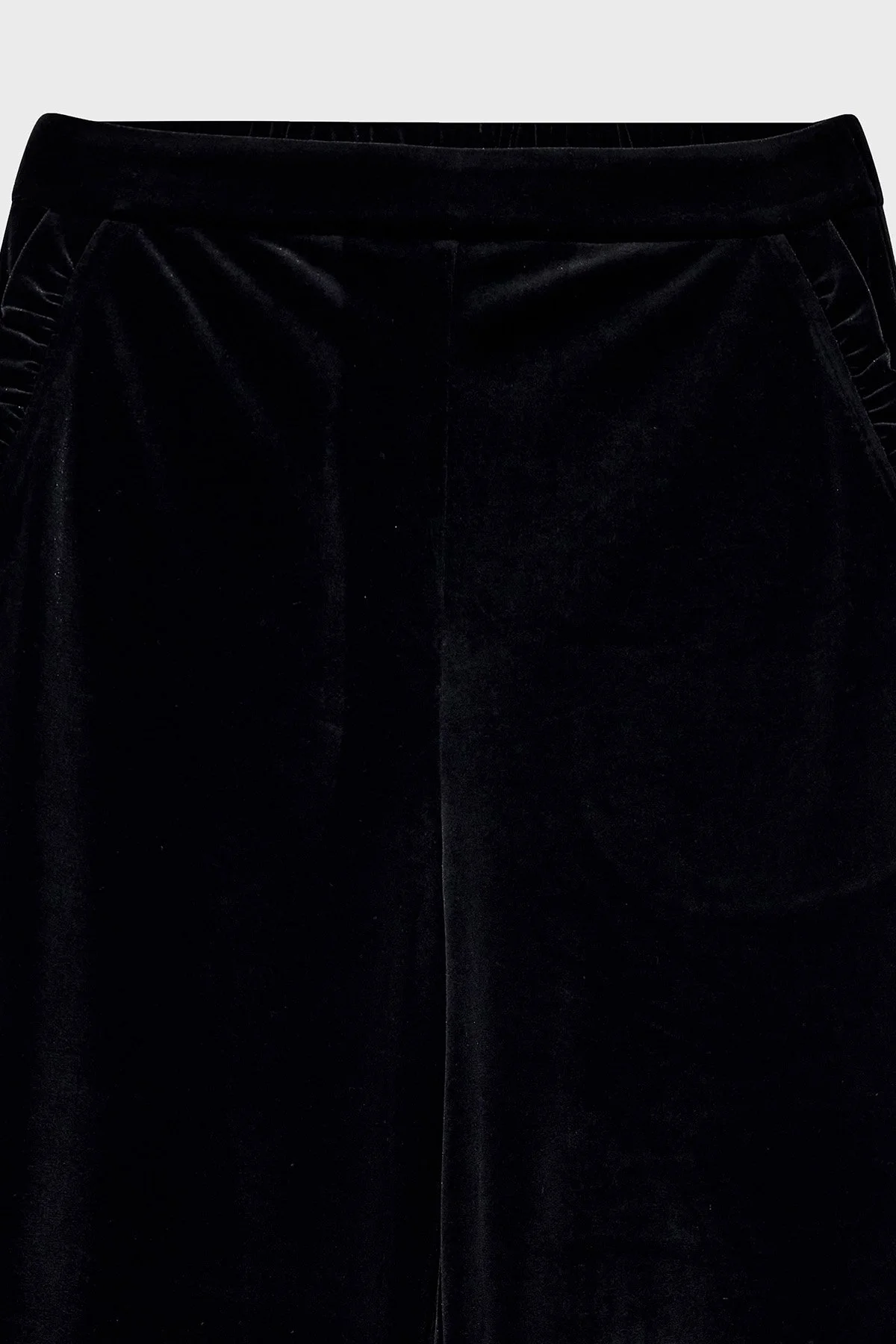 Emporio Armani Wide Leg Fit Yüksel Bel Kadın Pantolon EW004149 AF13341 UC001 Siyah - 3