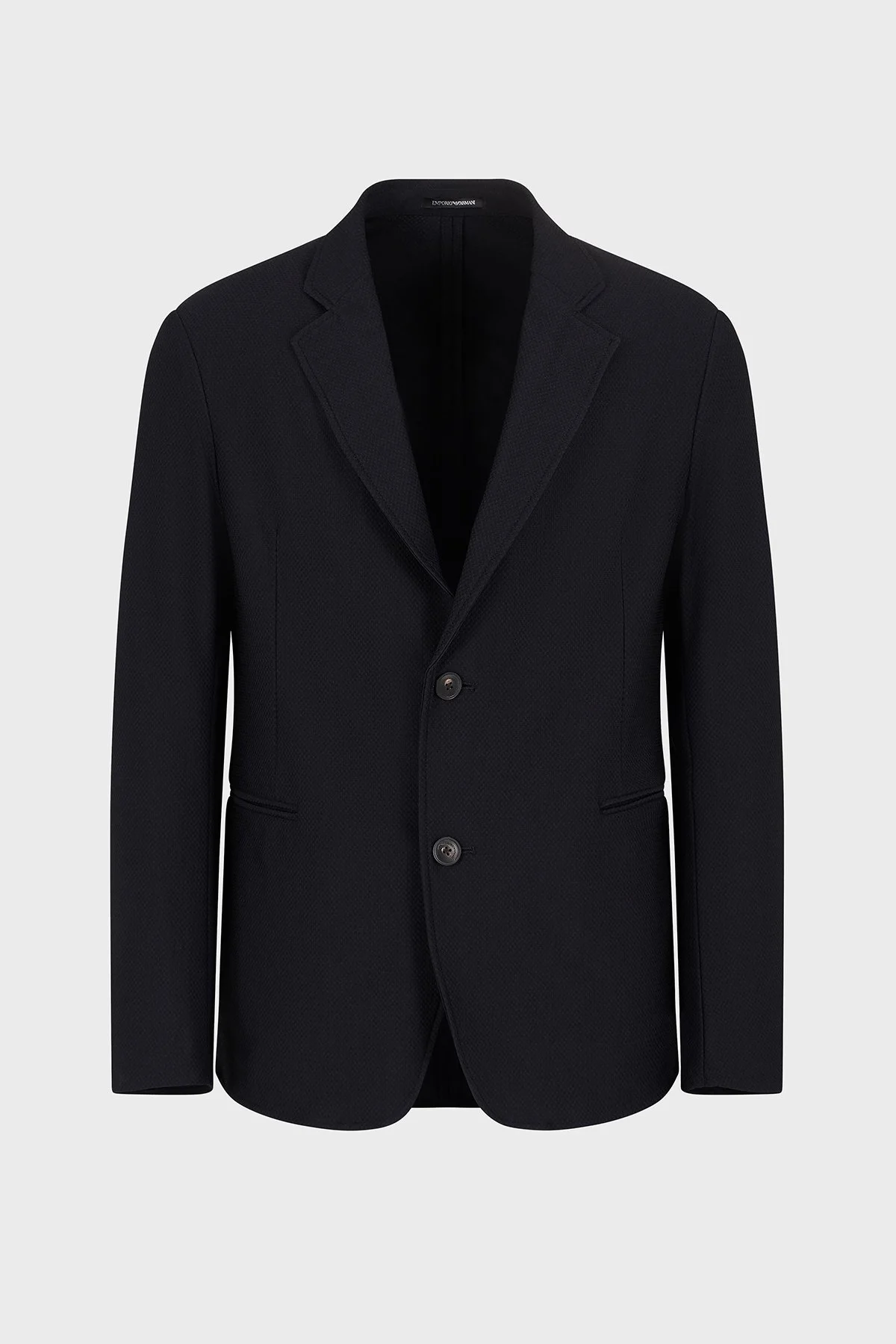 Emporio Armani Yırtmaçlı Slim Fit Mono Yaka Mikro Dokuma Erkek Ceket EM000142 TE11109 UB109 LACİVERT - 6