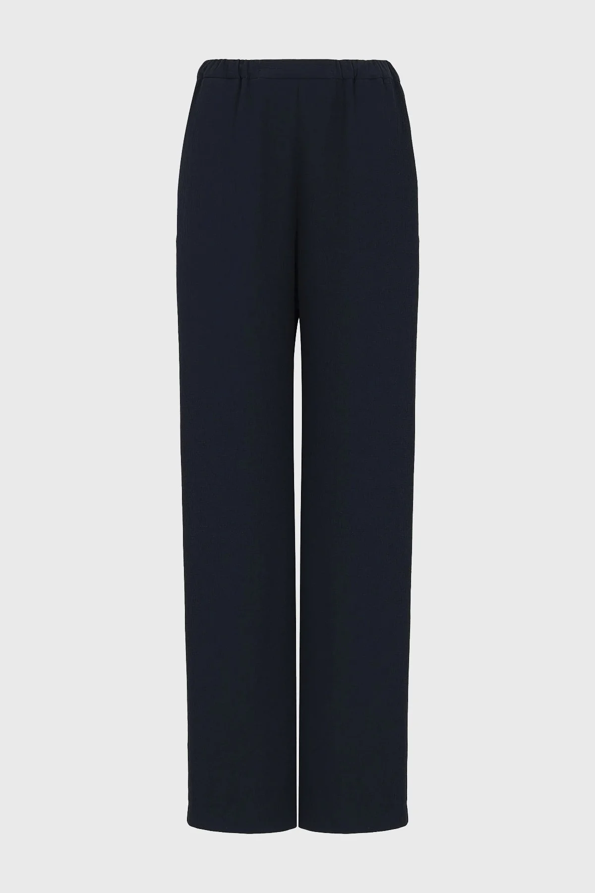 Emporio Armani Yüksek Bel Regular Fit Geniş Paça Bayan Pantolon E3NP1D F9909 927 SİYAH - 6