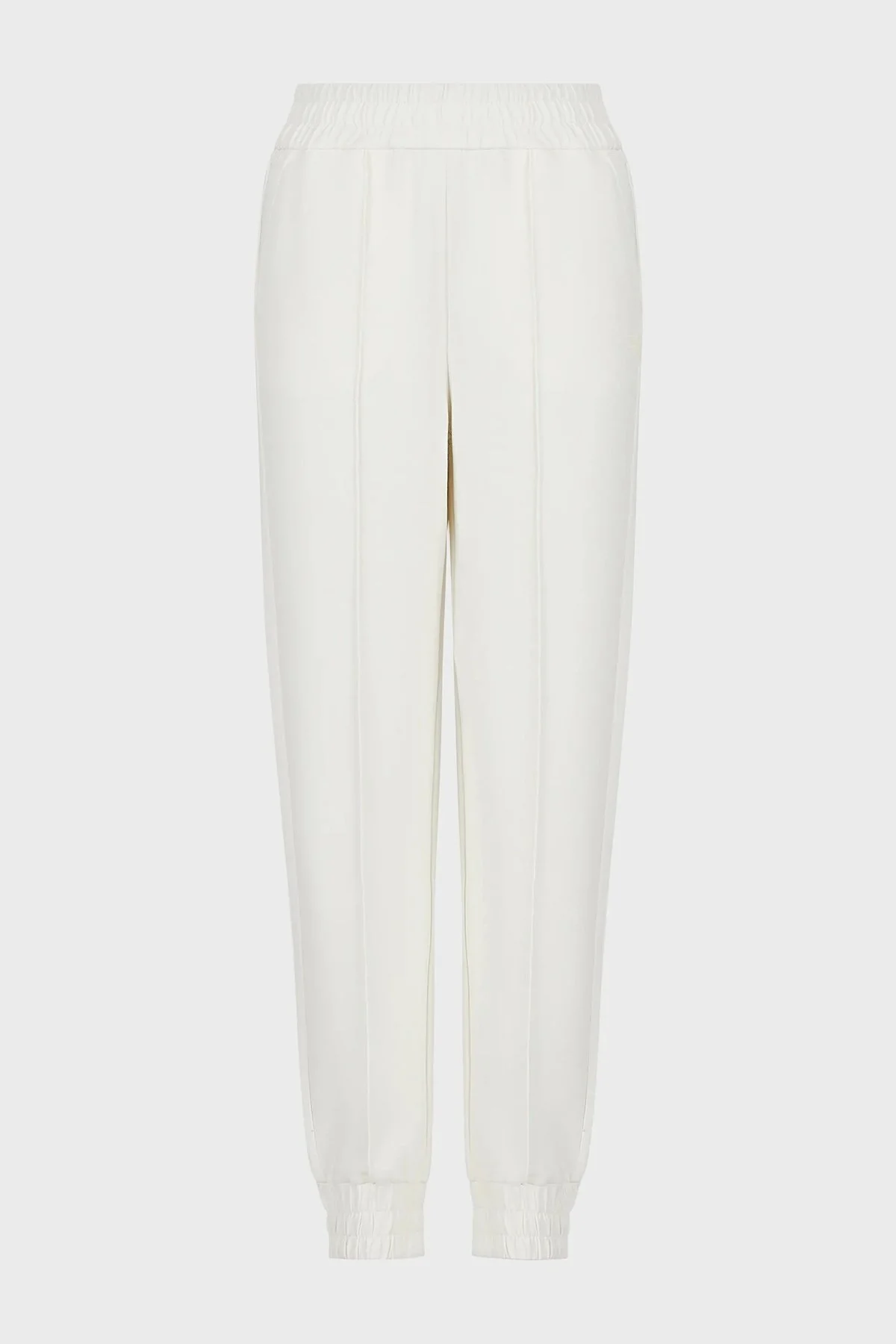 Emporio Armani Yüksek Bel Regular Fit Jogger Bayan Pantolon 3R2P7C 2JSEZ 0101 BEYAZ - 5