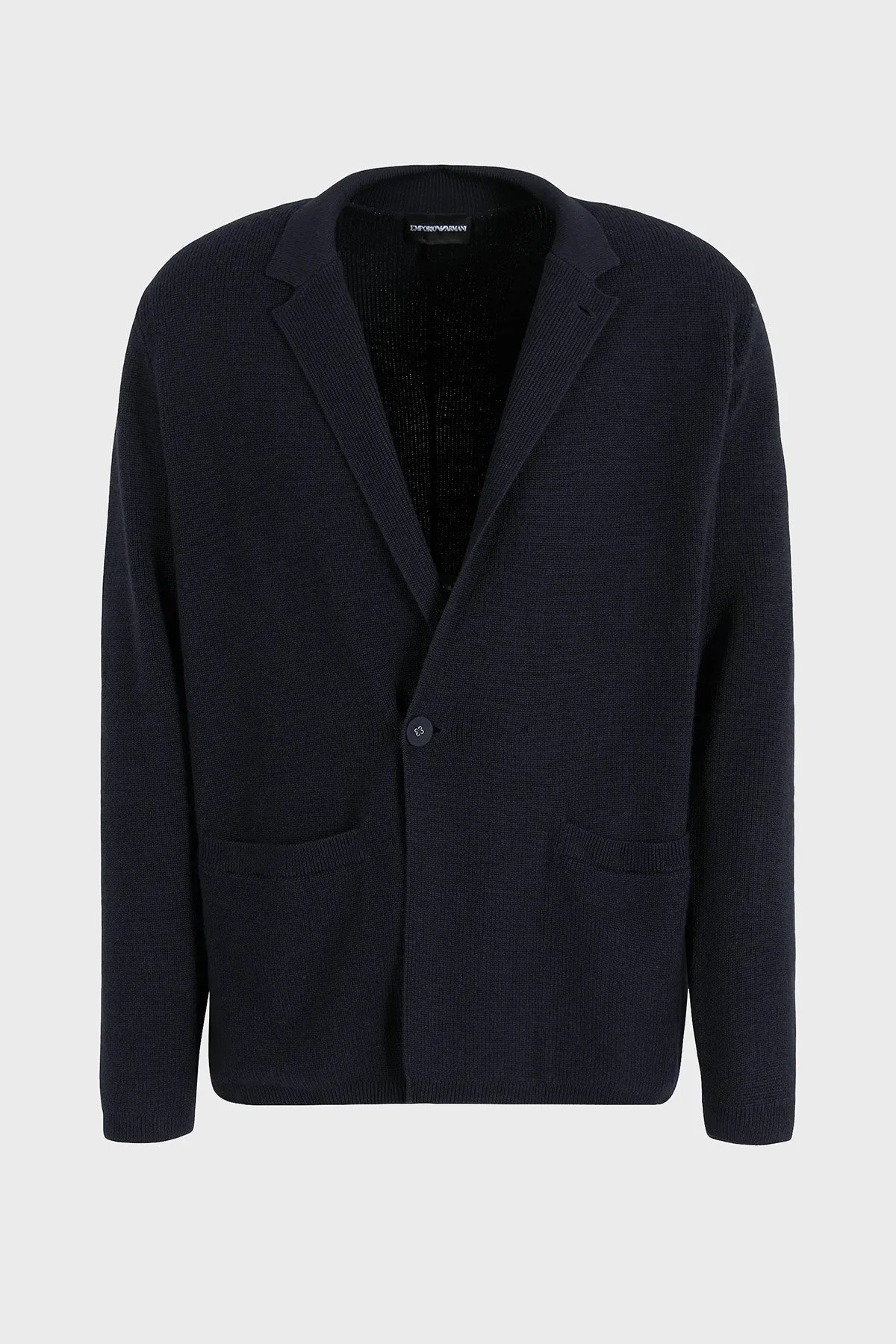 Emporio Armani Yün Karışımlı Regular Fit Apaş Yaka Blazer Erkek Ceket 6D1GXX 1MKEZ 0920 LACİVERT - 4