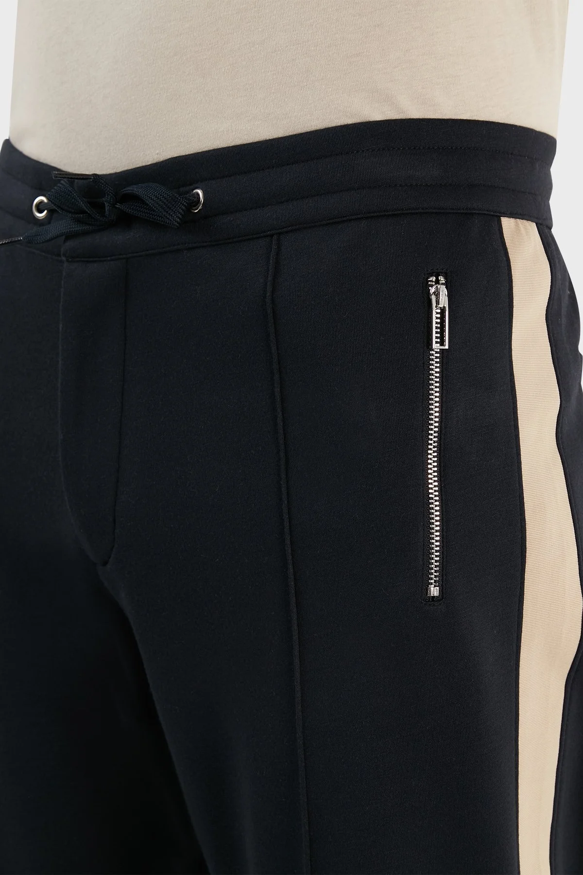 Emporio Armani Yün Karışımlı Regular Fit Jogger Spor Erkek Pantolon 6L1P90 1JRHZ 0920 LACİVERT - 5