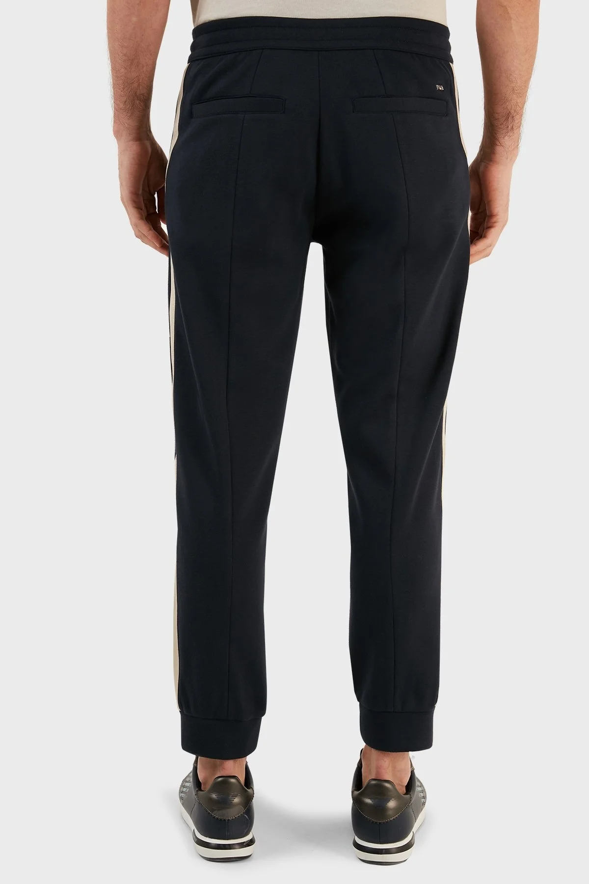 Emporio Armani Yün Karışımlı Regular Fit Jogger Spor Erkek Pantolon 6L1P90 1JRHZ 0920 LACİVERT - 6